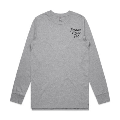 White (Dreams Never Die) Long sleeve T-Shirt Thumbnail